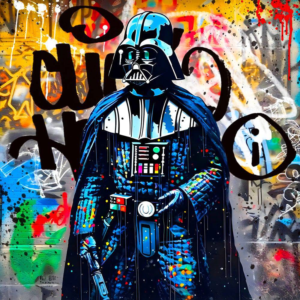 Tableau Dark Vador - Star Wars - Pop Art - Moderne - Fabulartz.fr 