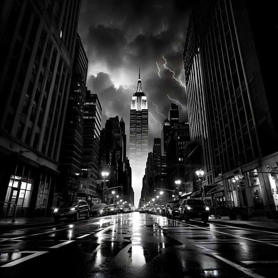 Tableau New York Orage - Décoration Murale Design & Déco