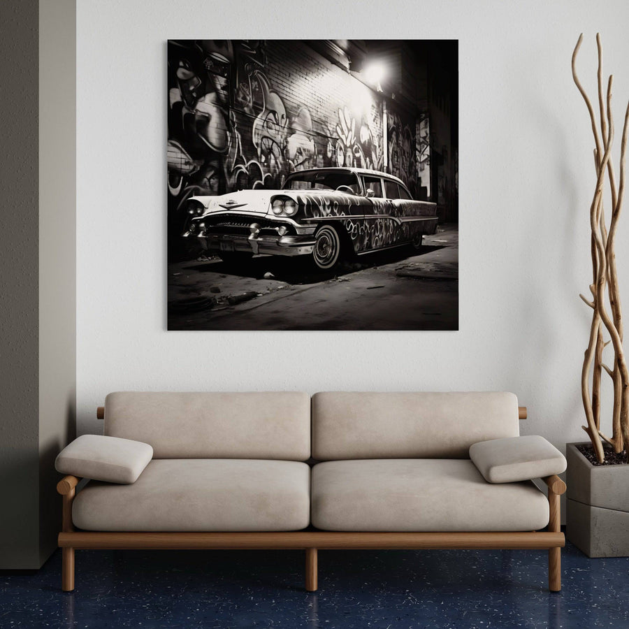 Tableau New York Voiture Nocturne - Décoration Murale Design & Déco