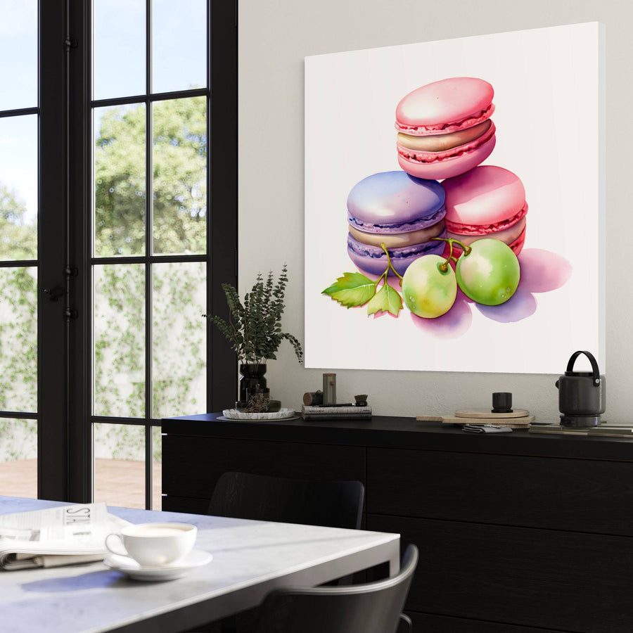 Tableau Cuisine "Douceur Et Fraîcheur" - Décoration Murale Gourmande