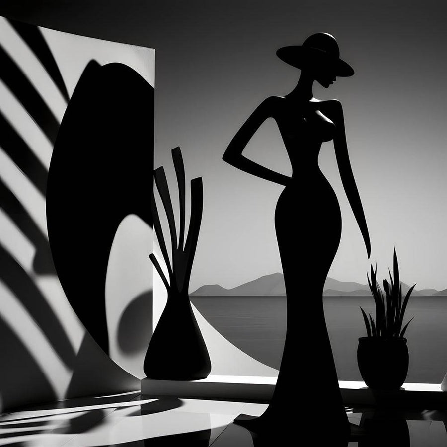 Pittura Spagna Silhouette elegante - Decorazione murale moderna