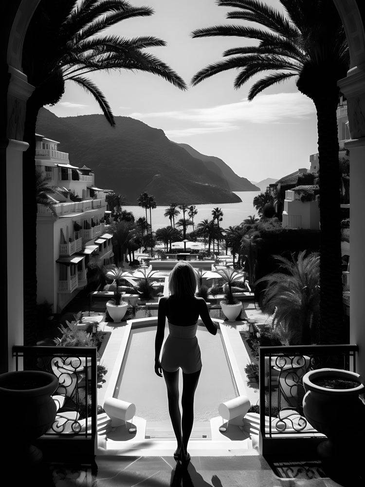 Painting Spain Hotel View - Luxurious Wall Decoration