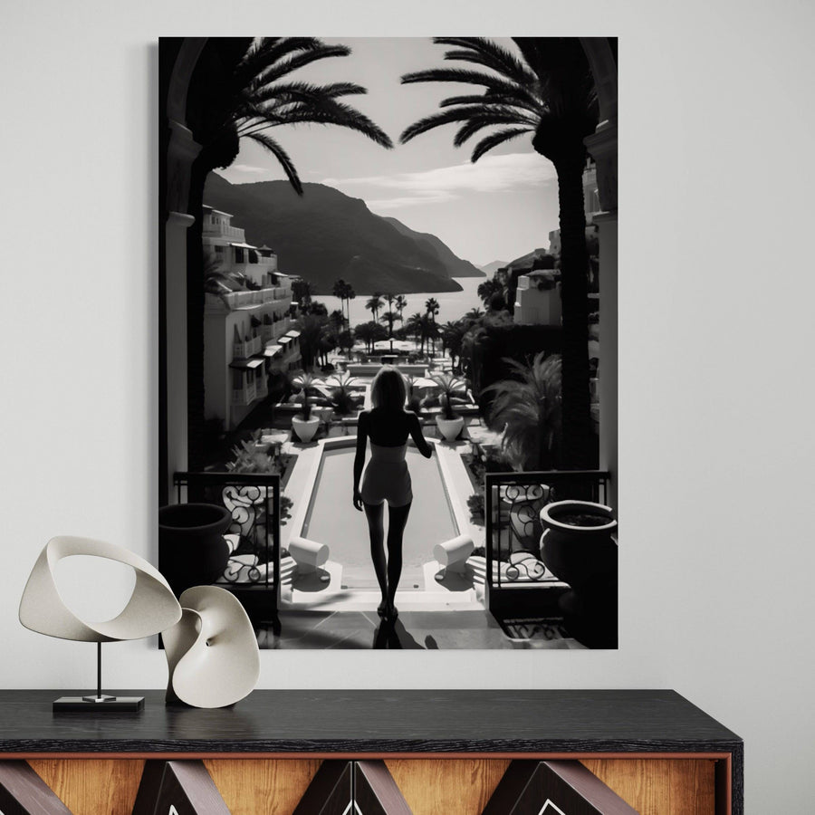 Painting Spain Hotel View - Luxurious Wall Decoration