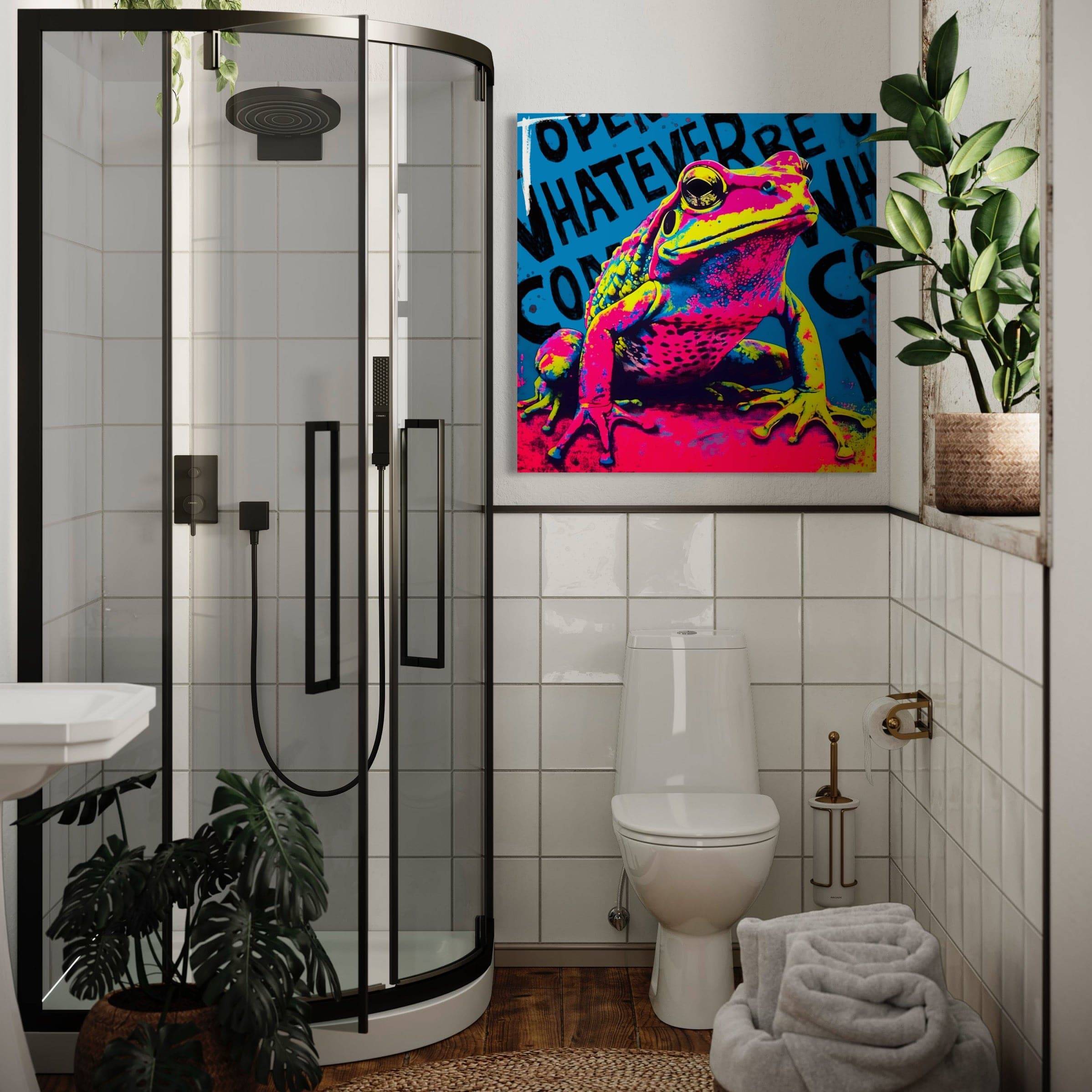 Tableau Grenouille Pop Art - Moderne - Design & Déco - Fabulartz.fr 