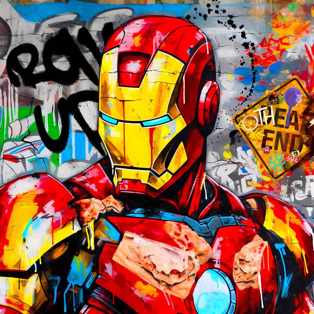 Tableau Iron Man - Marvel - Déco - Fabulartz.fr 