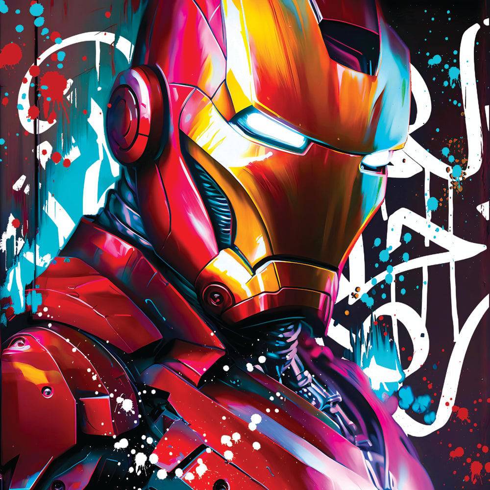Tableau Iron Man - Moderne - Deco - L'armure éclatante