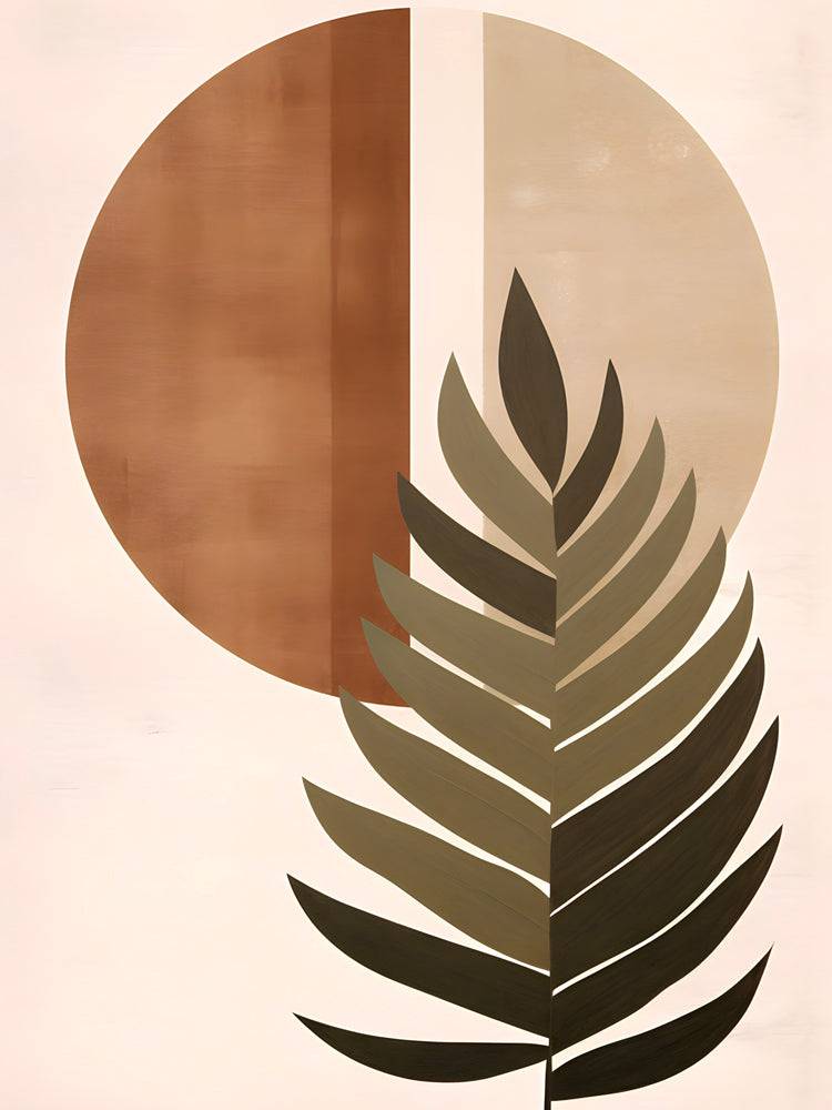 Tableau scandinave Contrastes Naturels - Décoration murale élégante