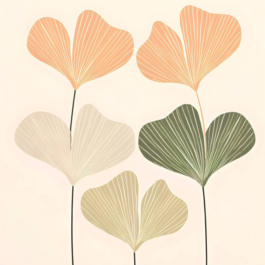 Quadro scandinavo Essenza floreale - Decorazione murale poetica