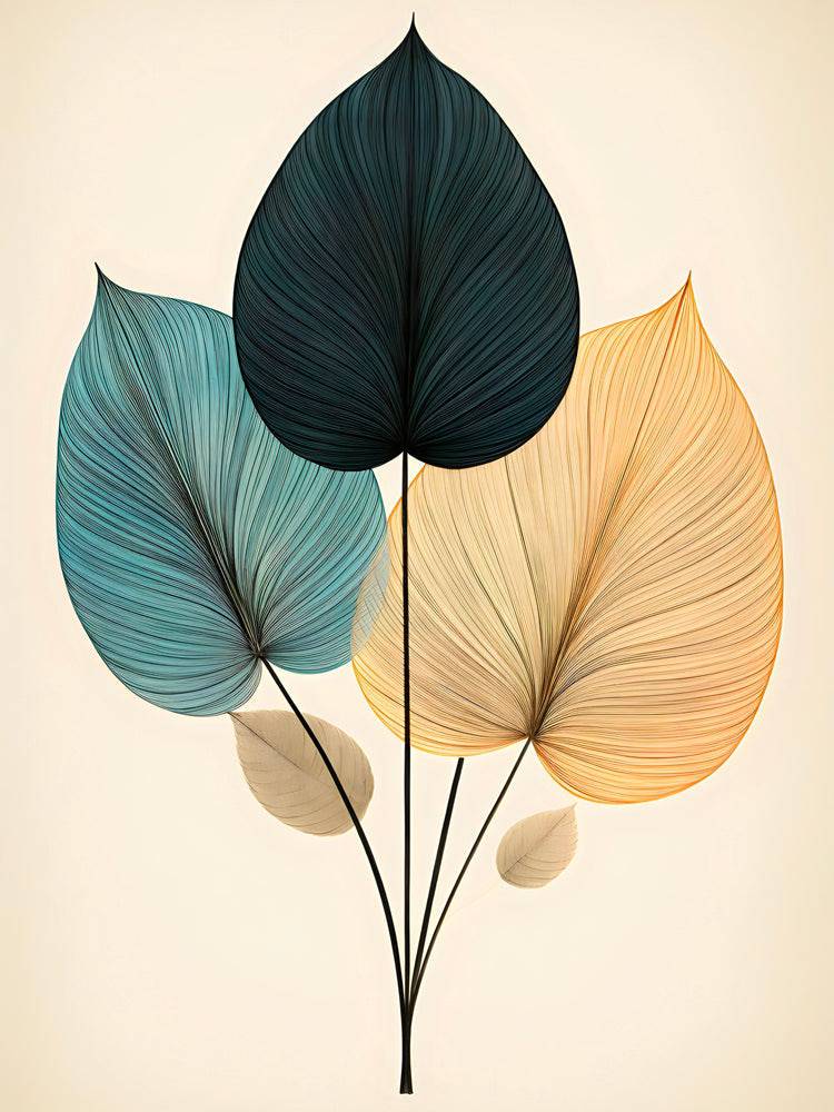 Scandinavian painting Inspiration Nature - Soothing wall decoration