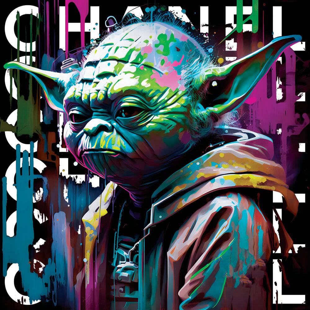 Tableau Star Wars - Maître Yoda - Déco Moderne - Fabulartz.fr 