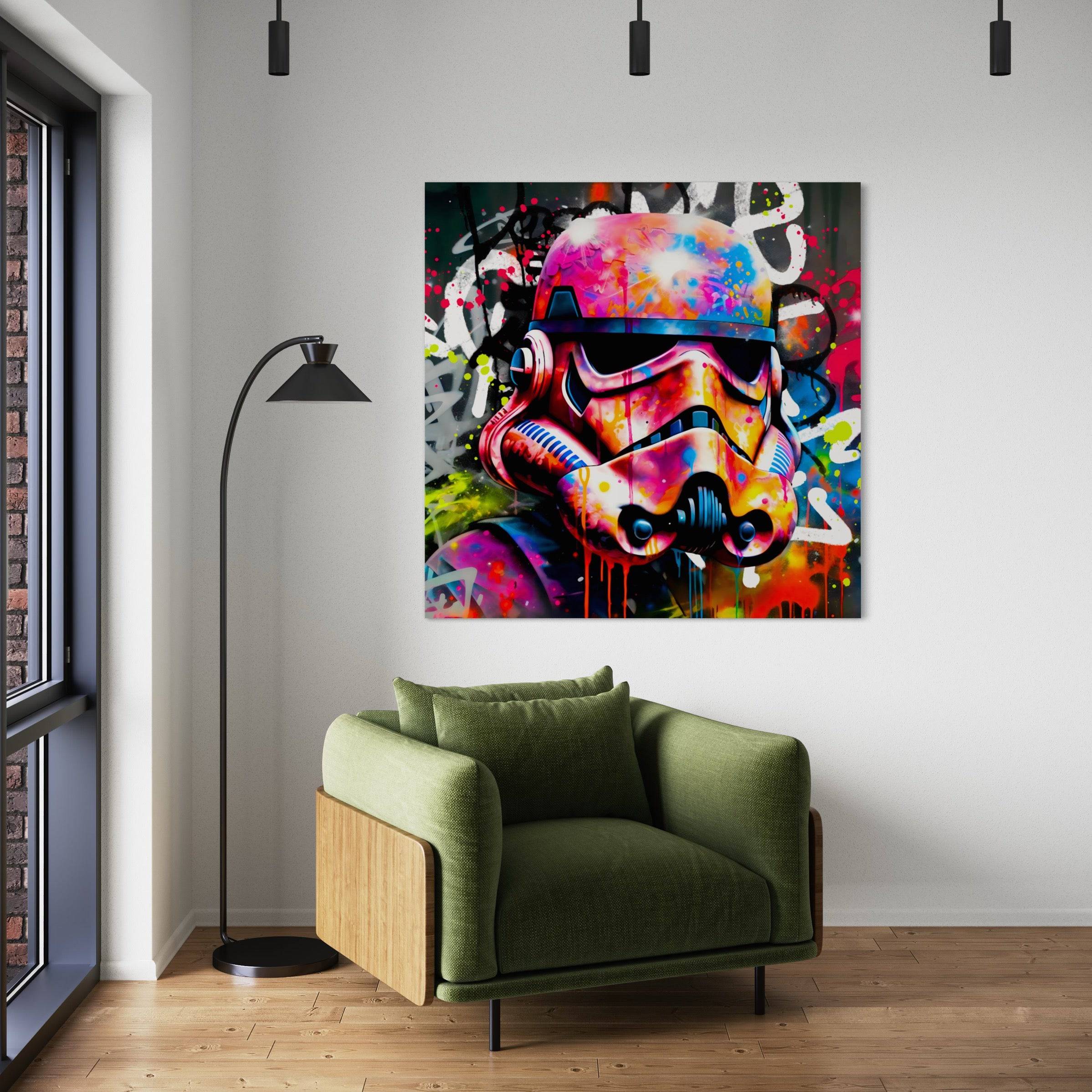 Tableau Star Wars - Pop Art - Stormtrooper - Fabulartz.fr 