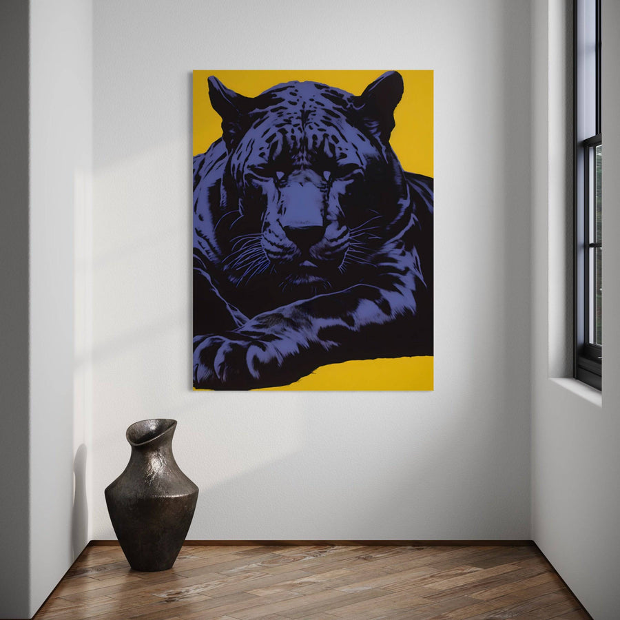 Pop Art Panthère - Potente decorazione murale | Arte contemporanea