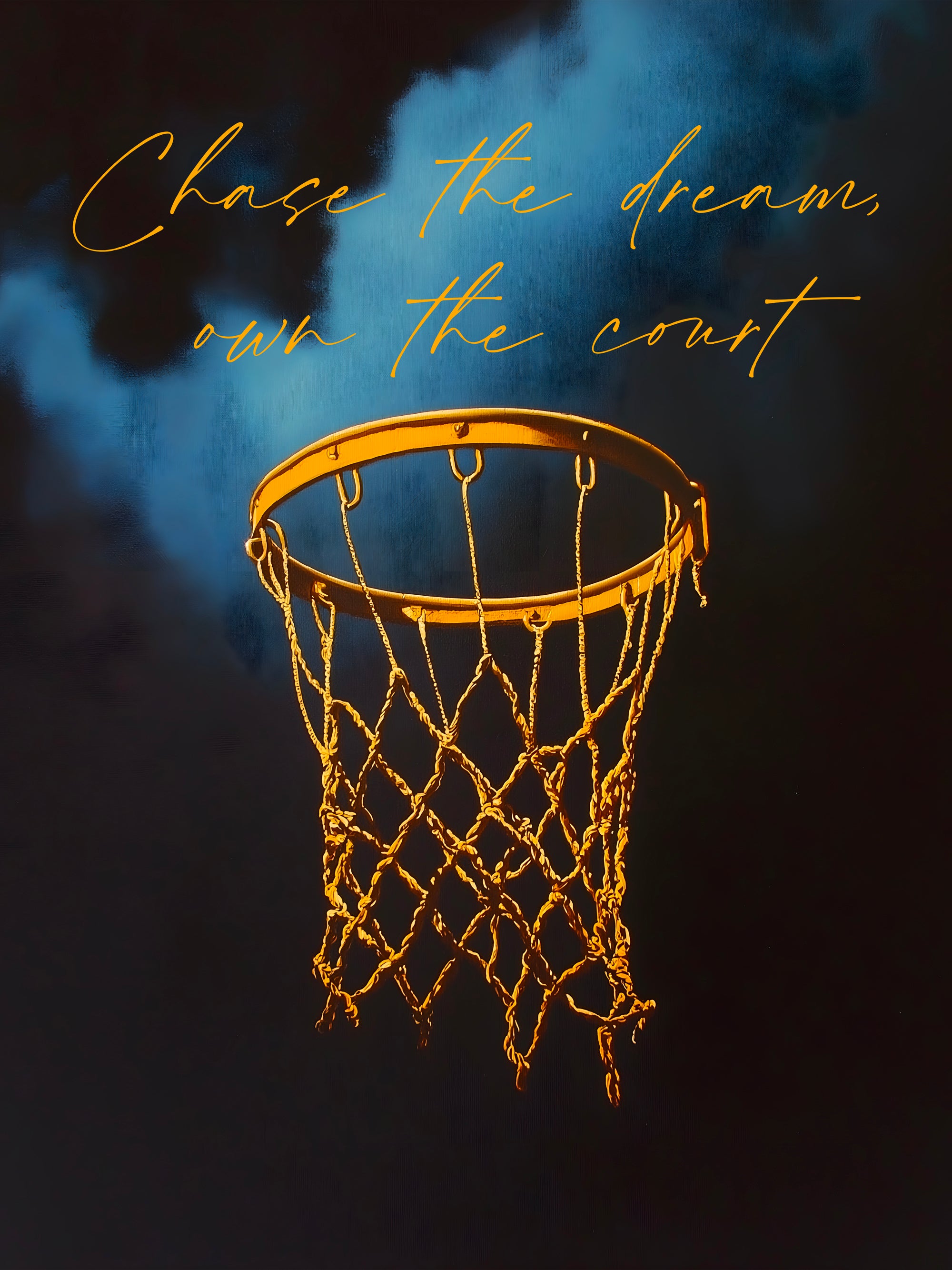 Tableau Motivation Basket Chase The Dream – Déco Murale - Fabulartz.fr 