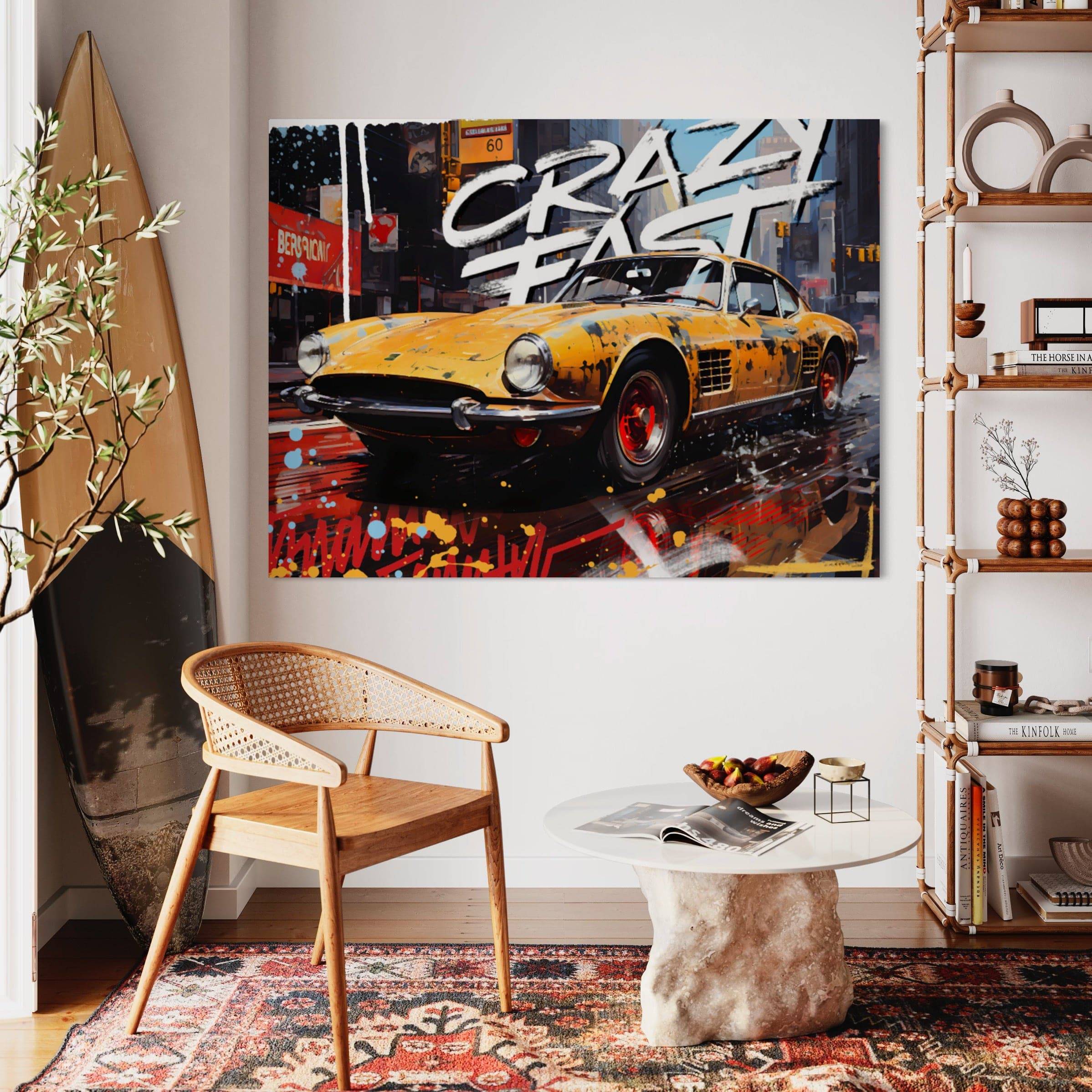 Vintage Charm - Tableau Pop Art Voiture - Fabulartz.fr 