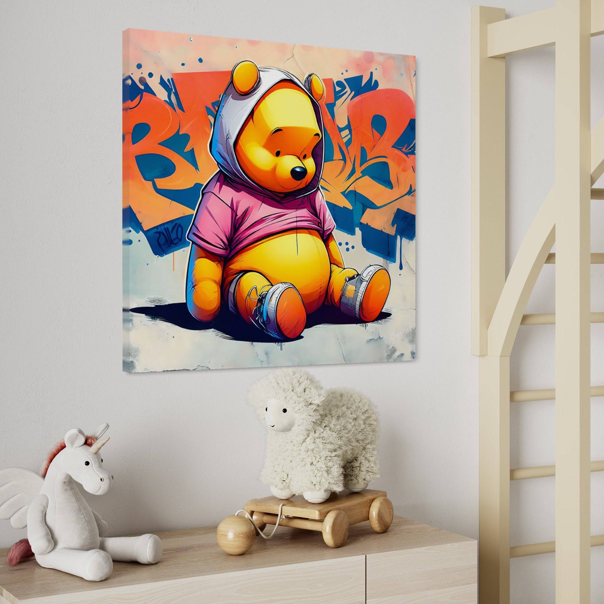 Winnie l'ourson - Tableau Enfant - Fabulartz.fr 